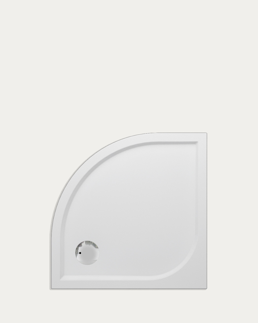 Idealaqua tuš kada polukružna Stonelite emerald, 80x80 cm