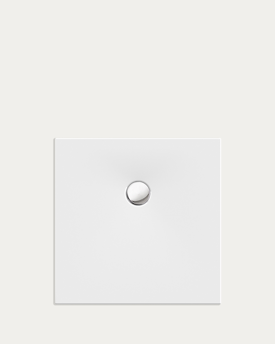 Idealaqua tuš kada kvadratna Stonelite obsidian, 90x90 cm