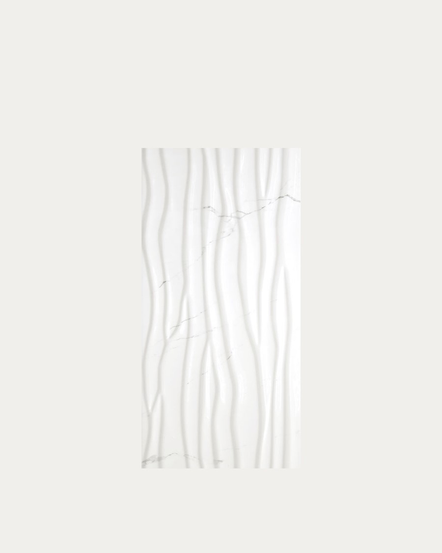 Pločica Cifre Statuario Wave Brillo PB 30x90 cm