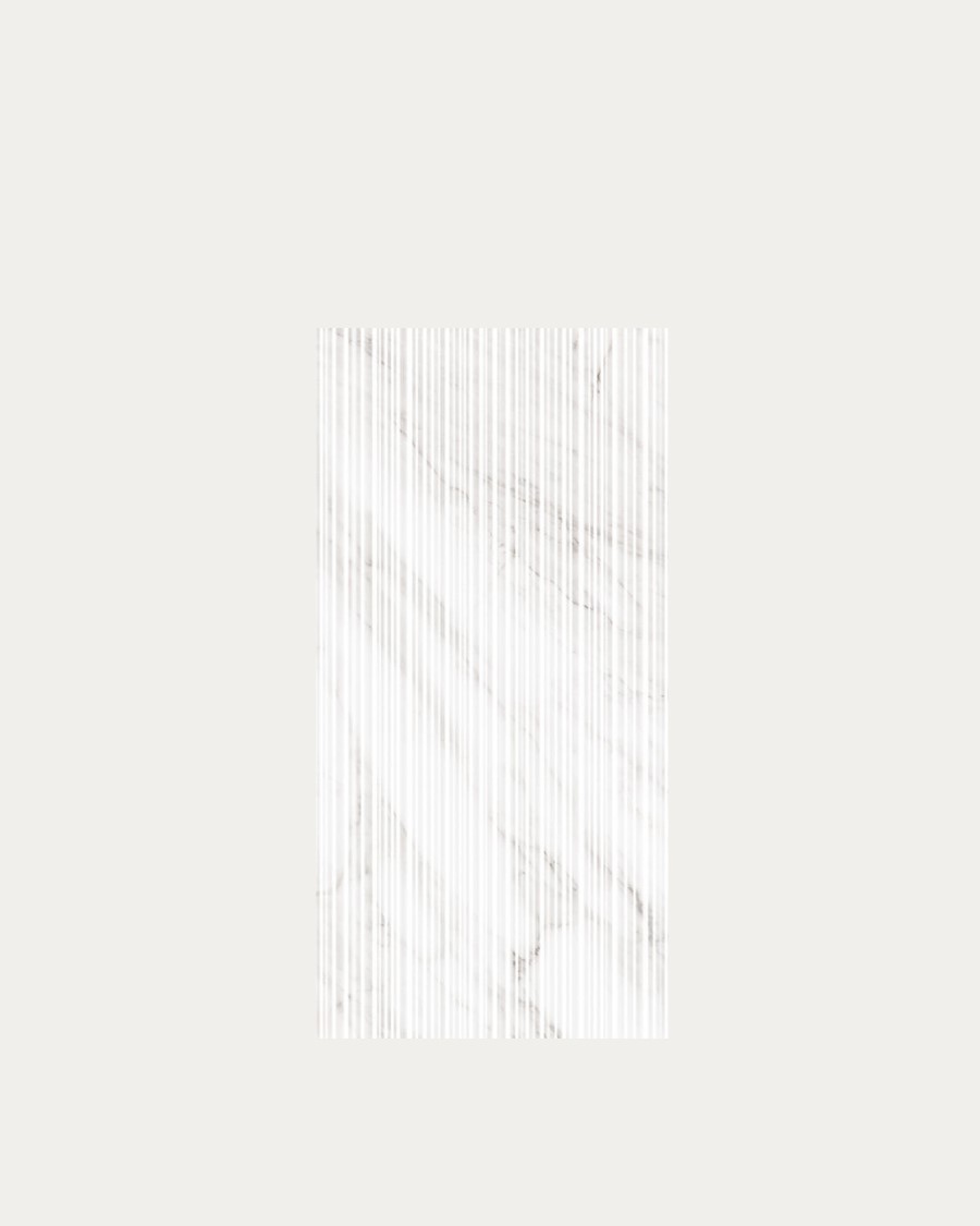 Pločica Cifre Caspio White Stripes PB Brillo 30x90 cm