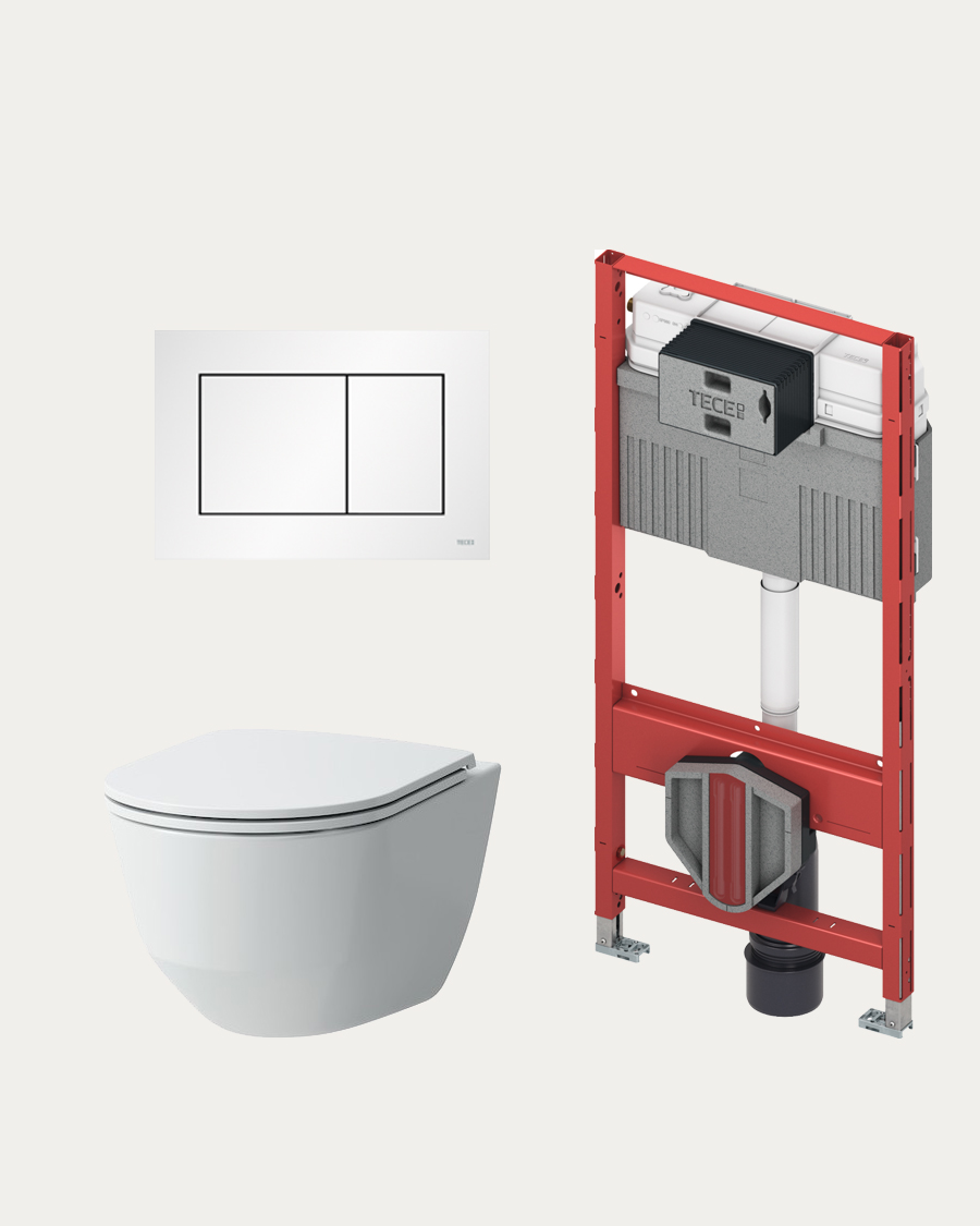 TECE sanitarni paket Knidos+TECEnow, bijela