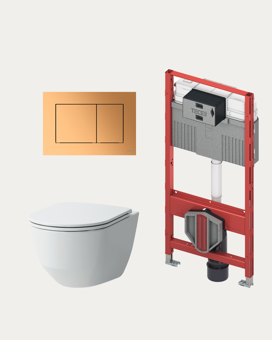 TECE sanitarni paket Knidos+TECEnow, bronca