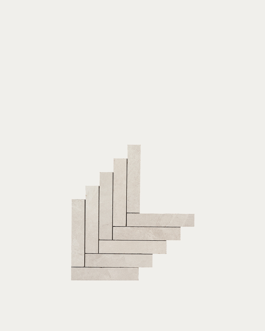 Pločica Marazzi Mystone Ardesia Bianco Mosaico 44,9×61,6 cm