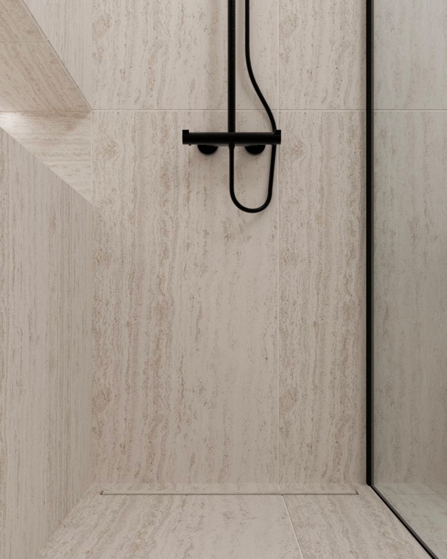 Pločica Idealker V Travertine Ocean Bianco 60X120 cm