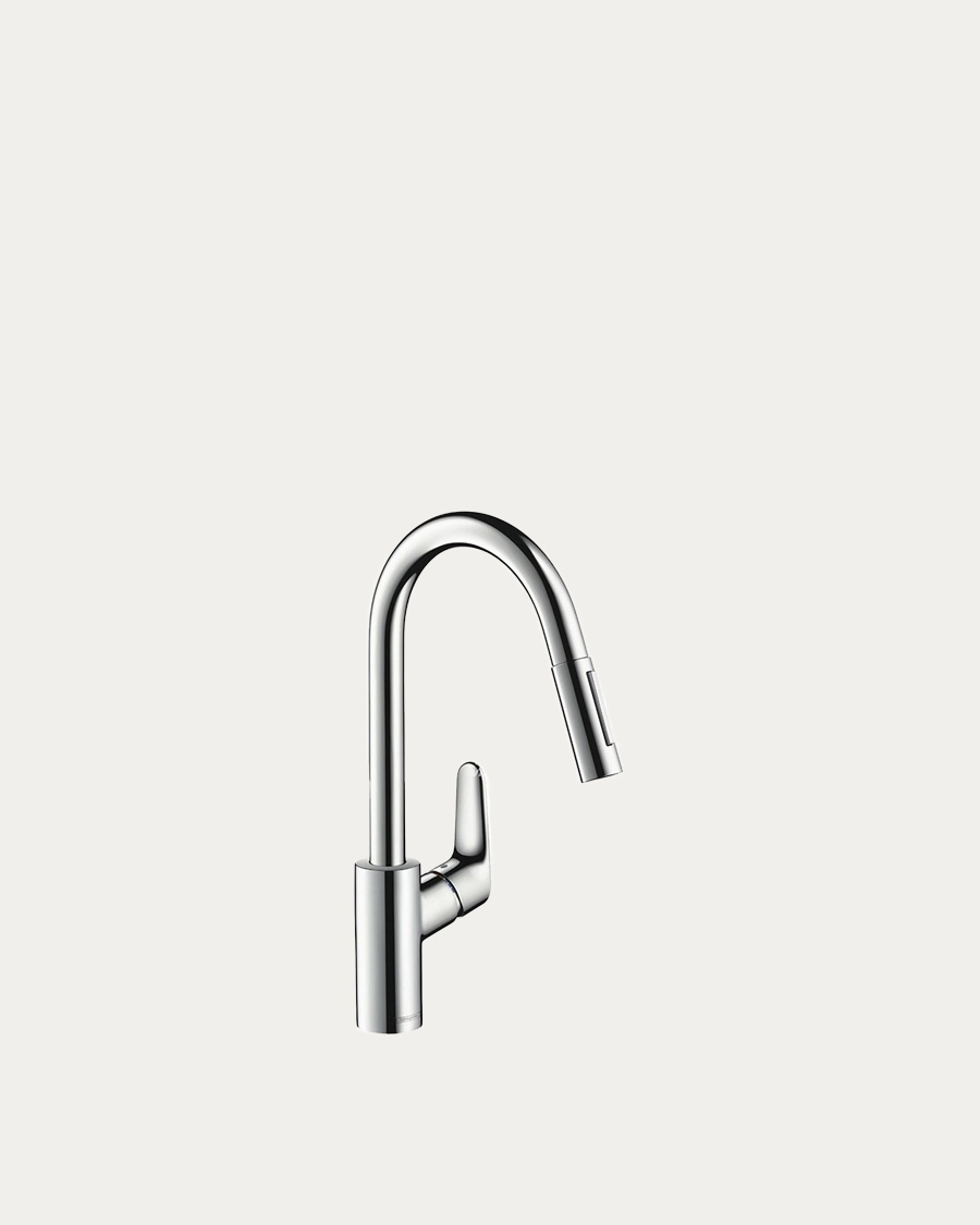 Hansgrohe Focus miješalica za sudoper visoka sa tušem,krom