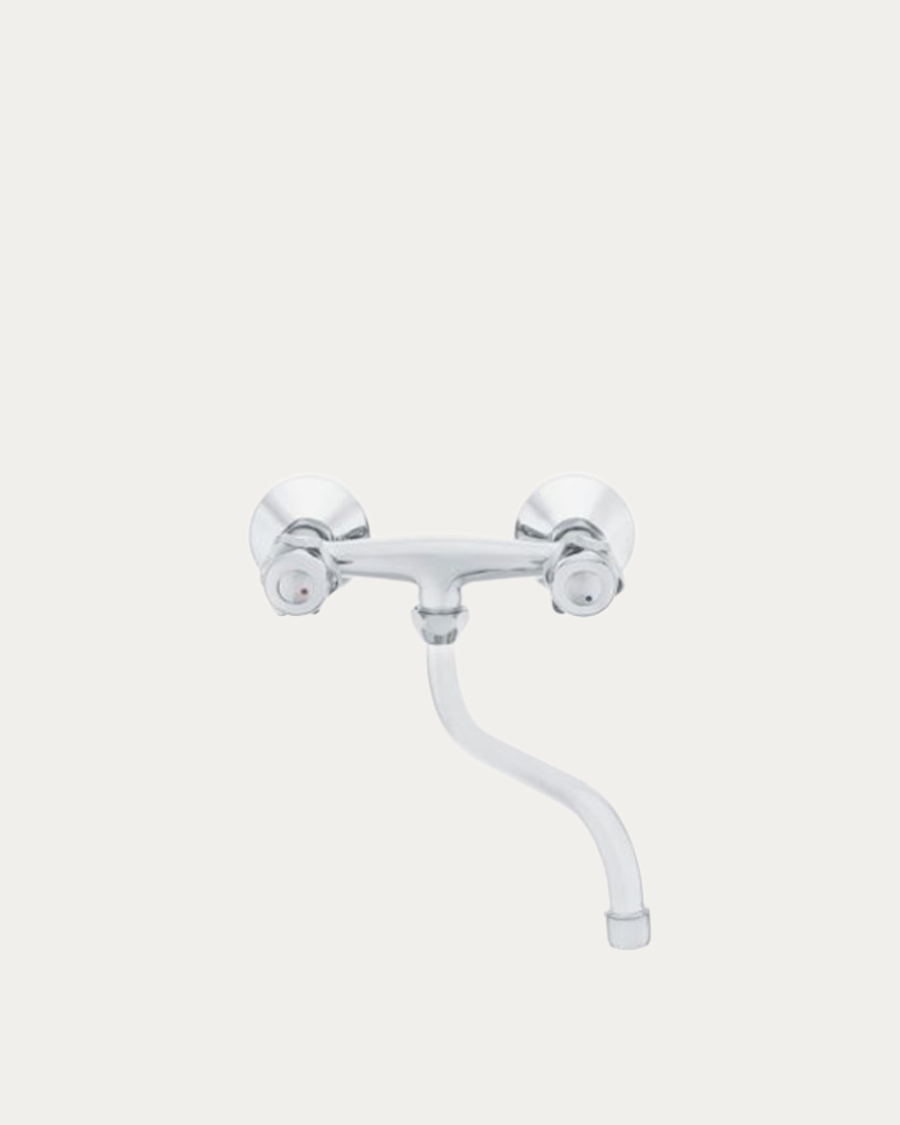 Unitas miješalica za sudoper zidna dvoručna,krom