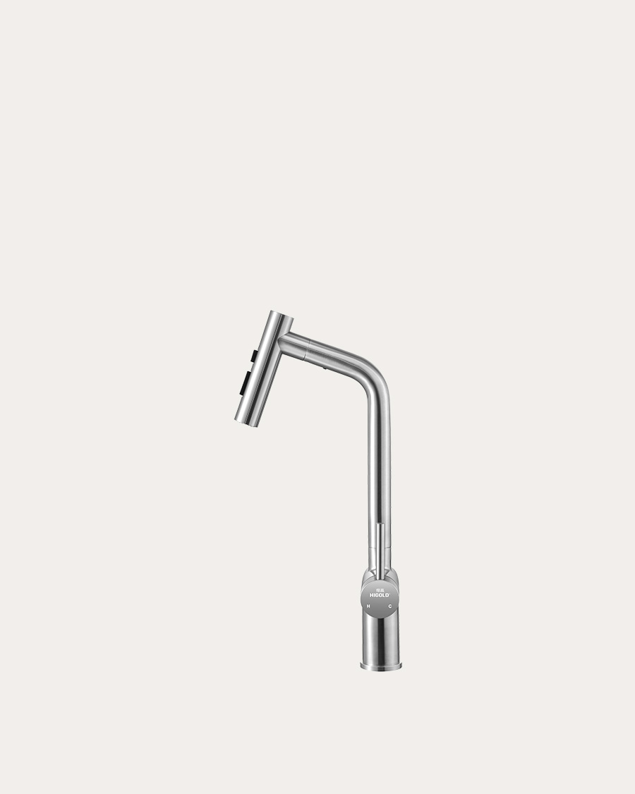 Idealaqua Higold miješalica za sudoper visoka sa tušem,mat krom
