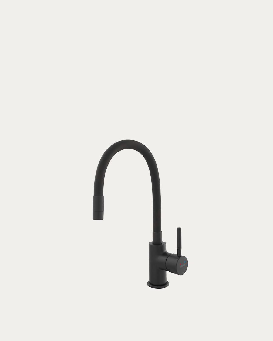 Idealaqua Zumba miješalica za sudoper visoka,crna