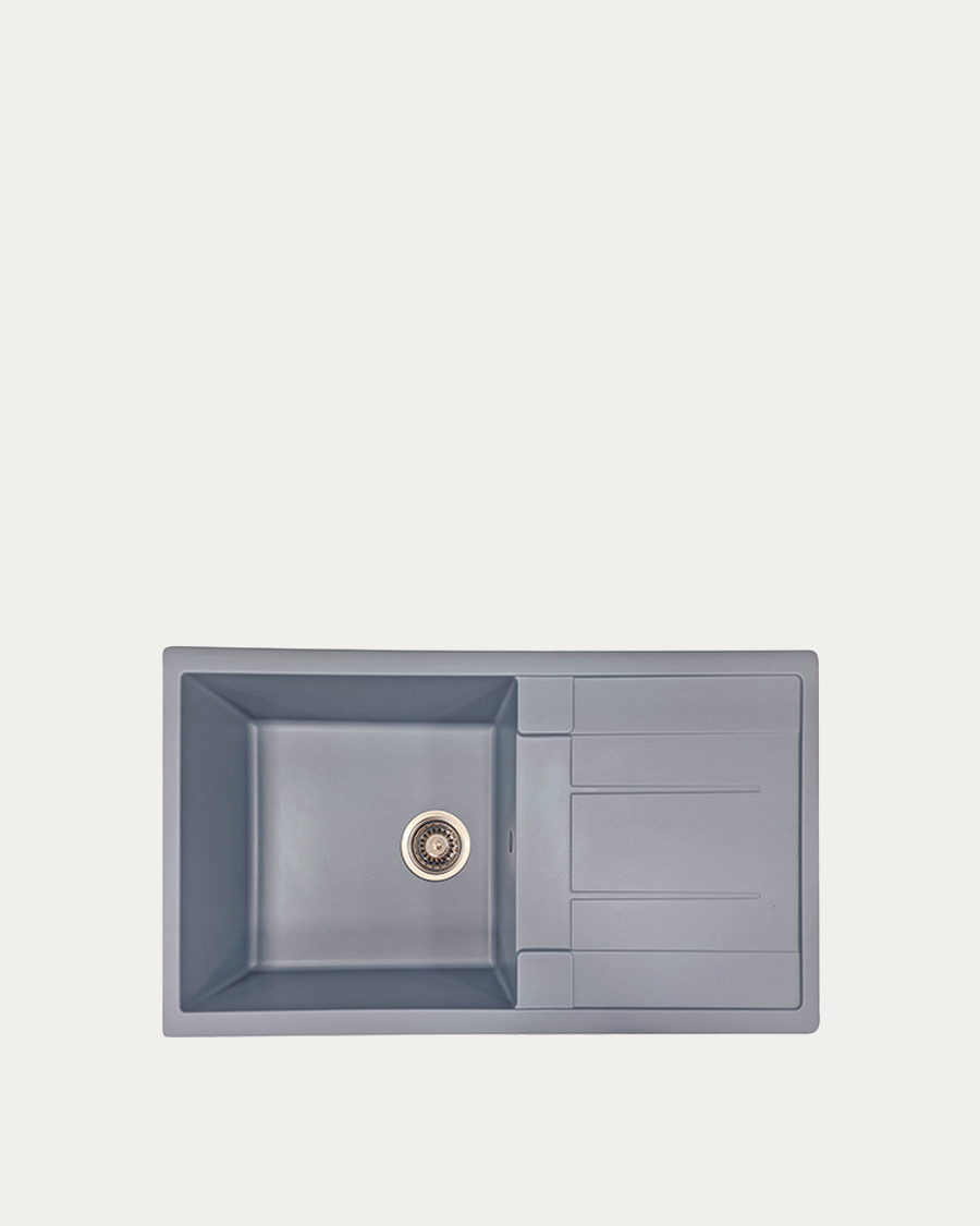 Idealaqua Cristalit granitni sudoper 86,sivi