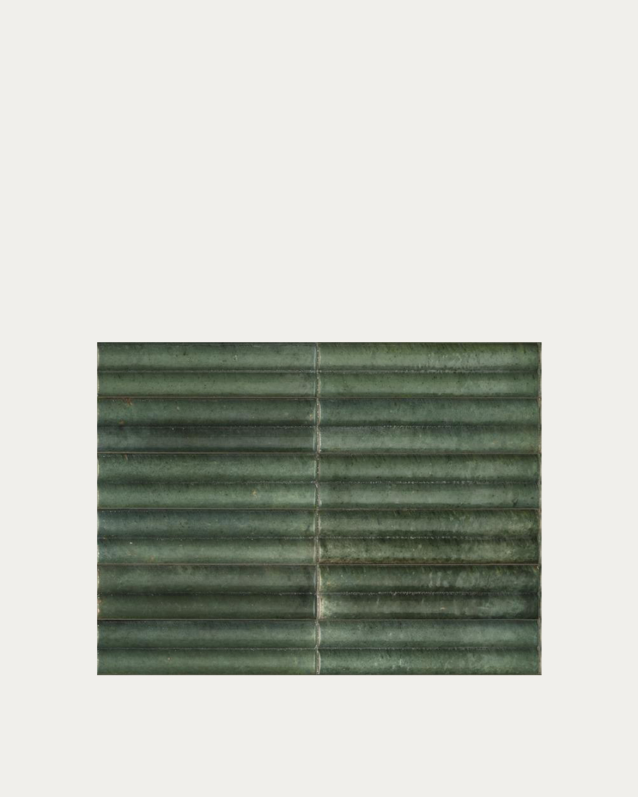 Pločica Marazzi Lume Green Struttura 3D Swing Lux 6×24 cm