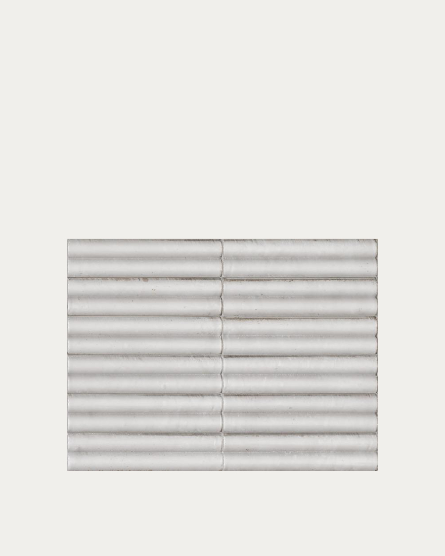 Pločica Marazzi Lume White Struttura 3D Swing Lux 6×24 cm