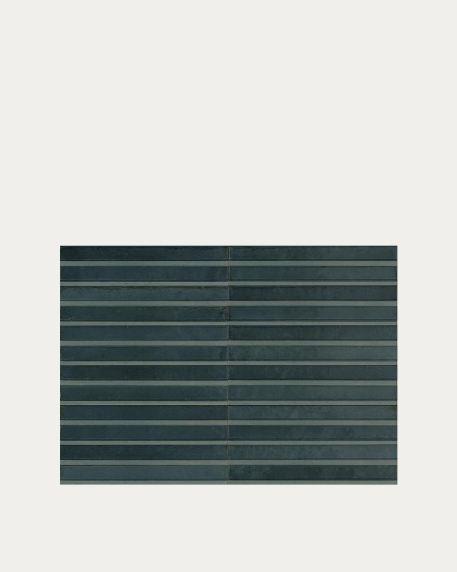 Pločica Marazzi Lume Blue Struttura 3D Rake Lux 6×24 cm