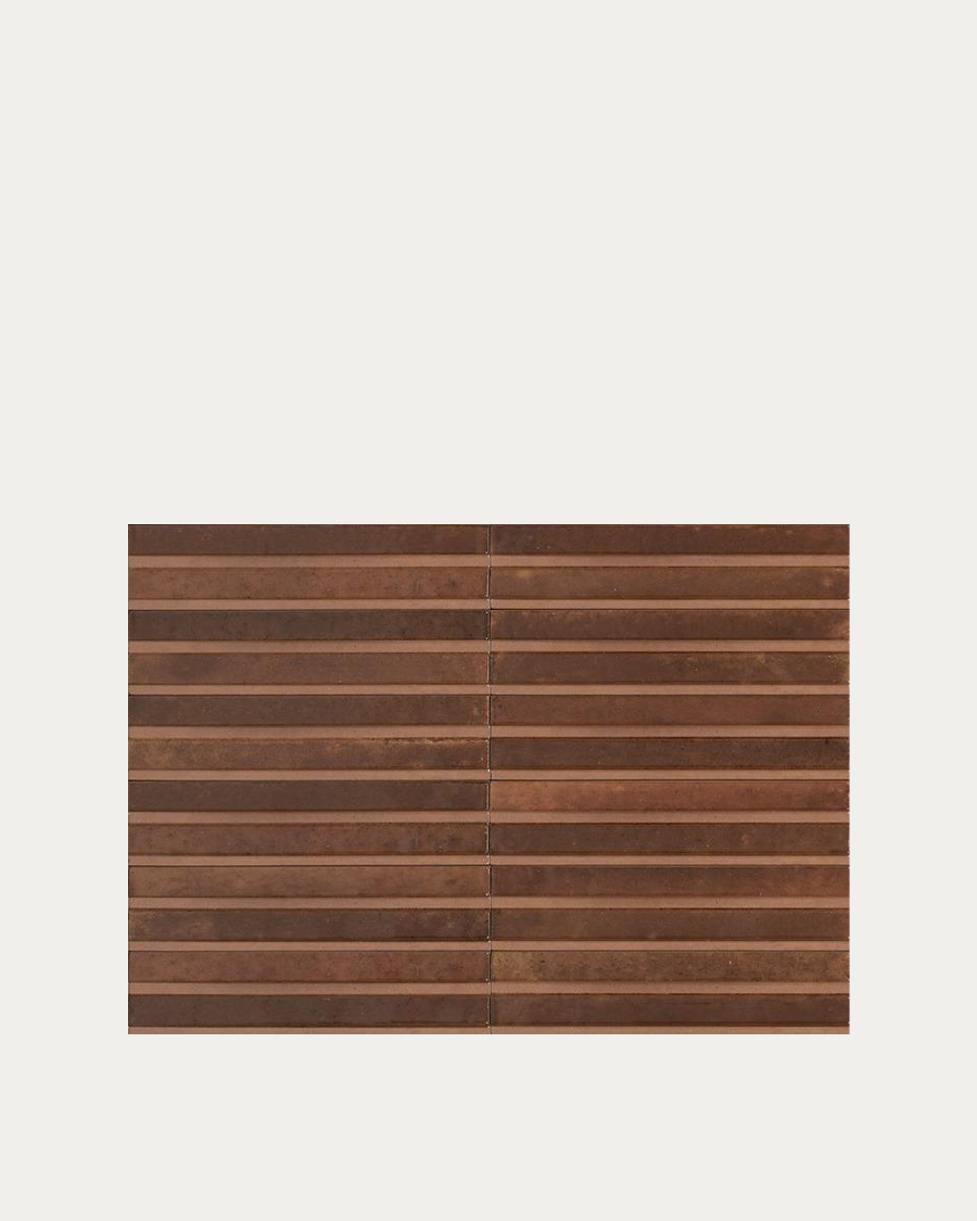 Pločica Marazzi Lume Caramel Struttura 3D Rake Lux 6×24 cm