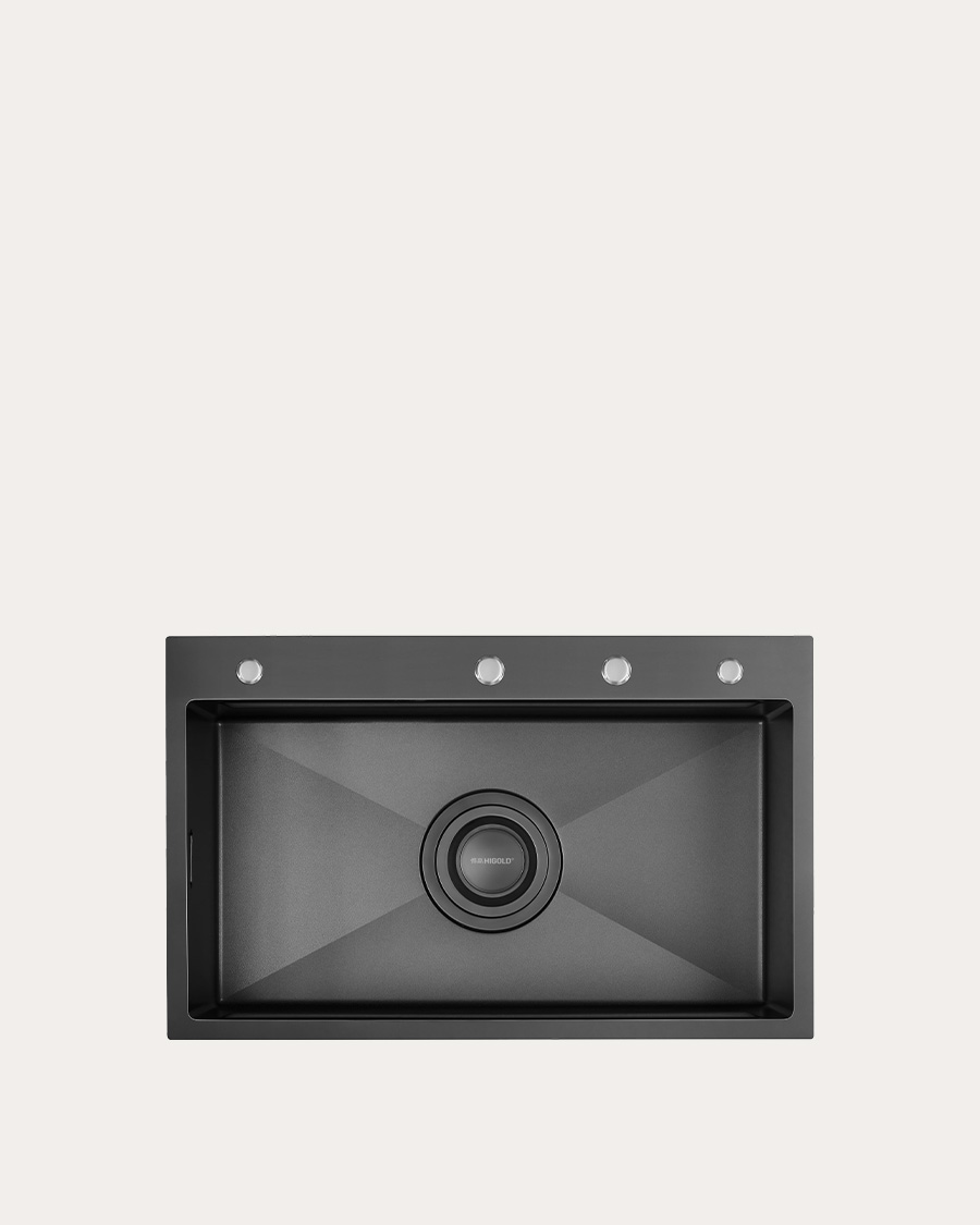 Idealaqua Higold set sudoper+miješalica+pribor,crni