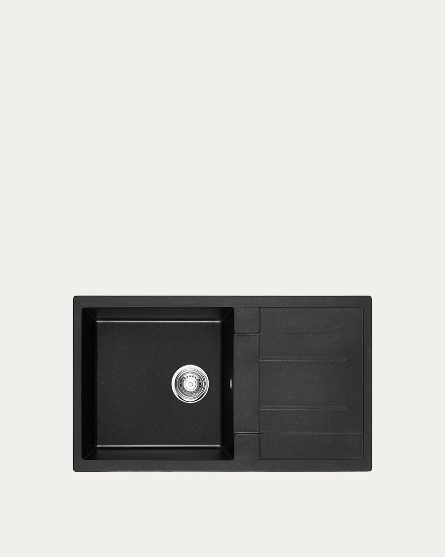 Idealaqua Cristalit granitni sudoper 86,crni