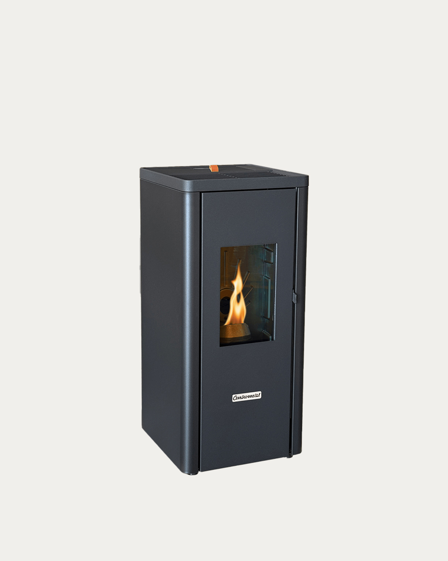 Centrometal pelet peć A10-k Centropelet 3,4-8,3 kw, crna