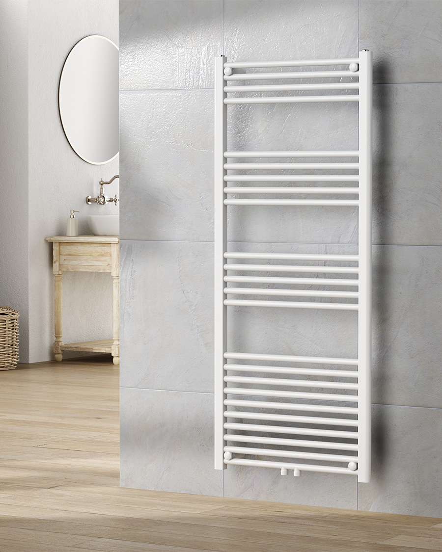 Idealterm Liza kupaonski radijator 1500×600 mm, 729 W, srednji priključak