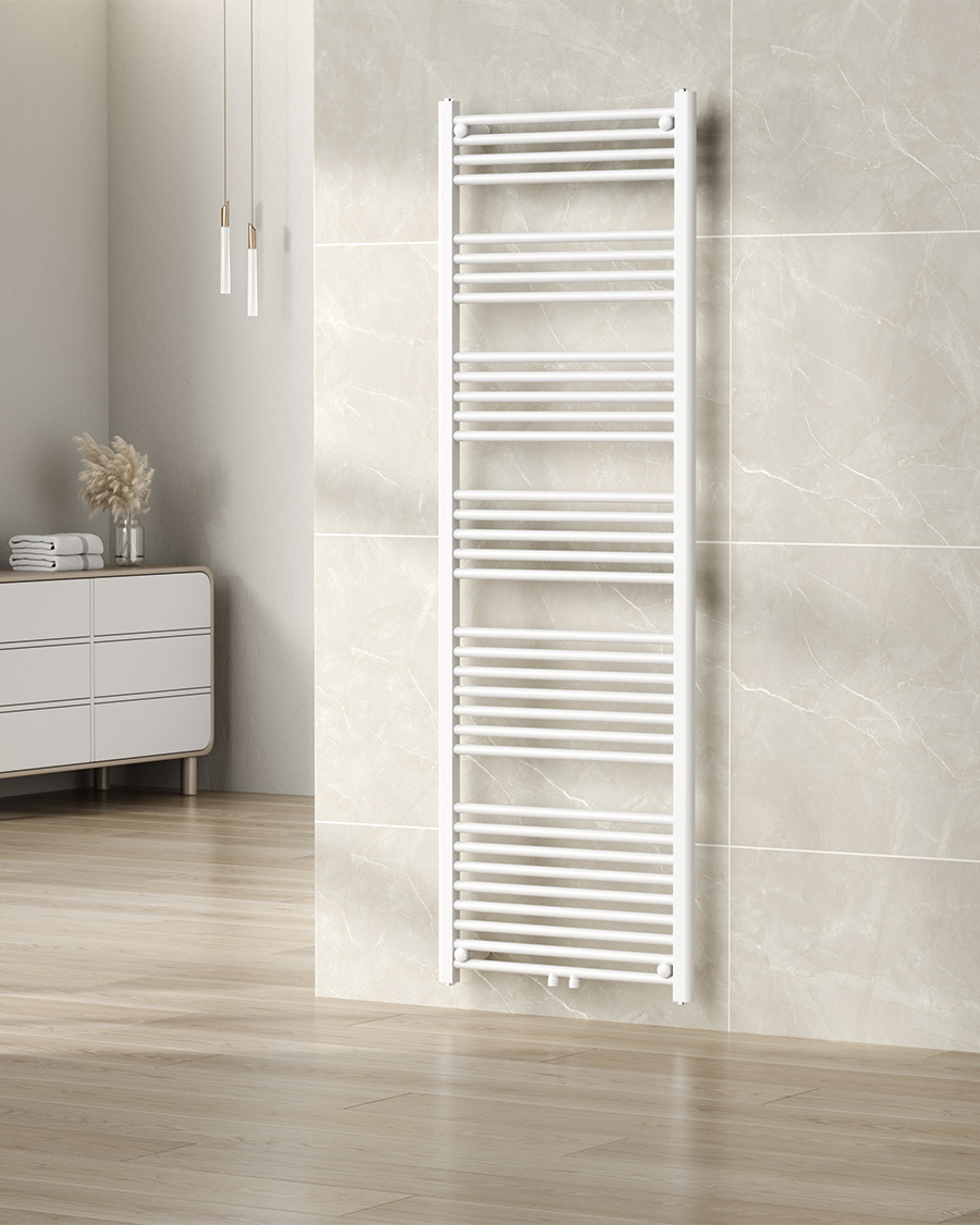 Idealterm Liza kupaonski radijator 1800×600 mm, 953 W, srednji priključak