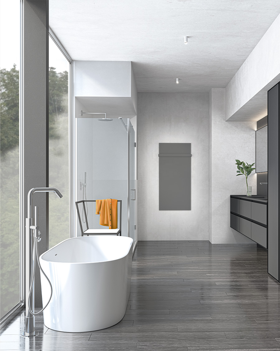 Etherma panel Lava Bath 2.0 Pure, 1245x620 mm, 500 W, crni