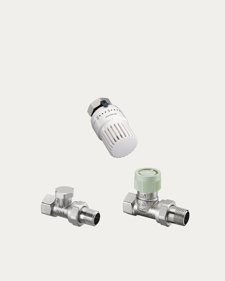 Oventrop termostatski radijatorski ventil+prigušnica, 1/2” ravni