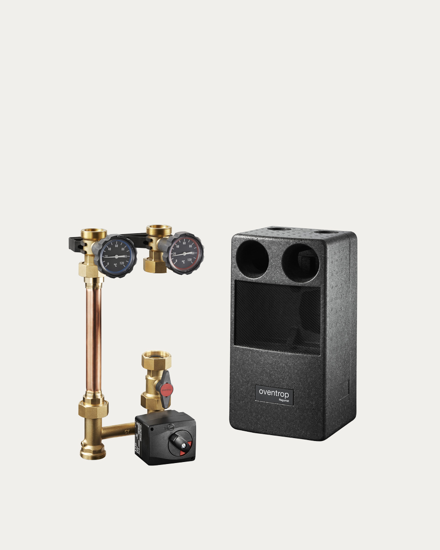 Oventrop set za montažu 1" Regumat M3-180 bez pumpe,sa troputim mješajućim ventilom i motorom, termo