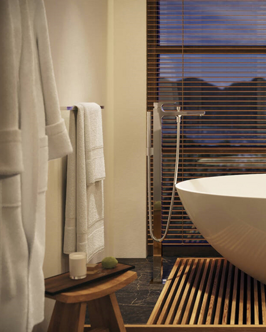 Hansgrohe držač ručnika 1/1 AddStoris, matt white