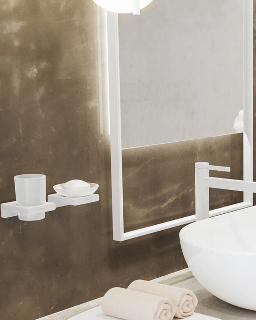 Hansgrohe držač sapuna zidni AddStoris, matt white