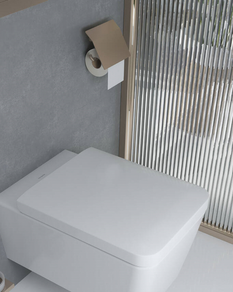 Hansgrohe viseća toaletna četka AddStoris, brushed bronze