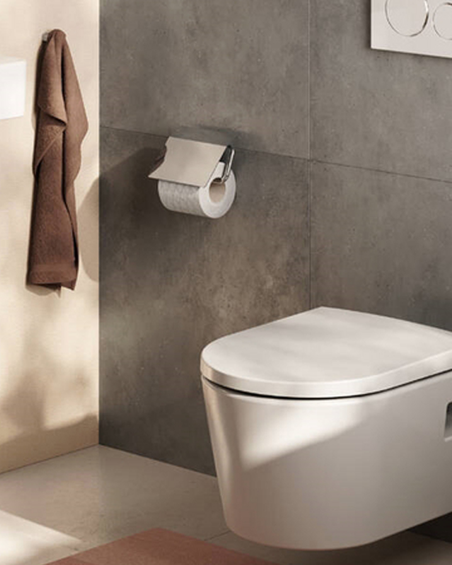 Hansgrohe držač toaletnog papira sa poklopcem AddStoris, matt white