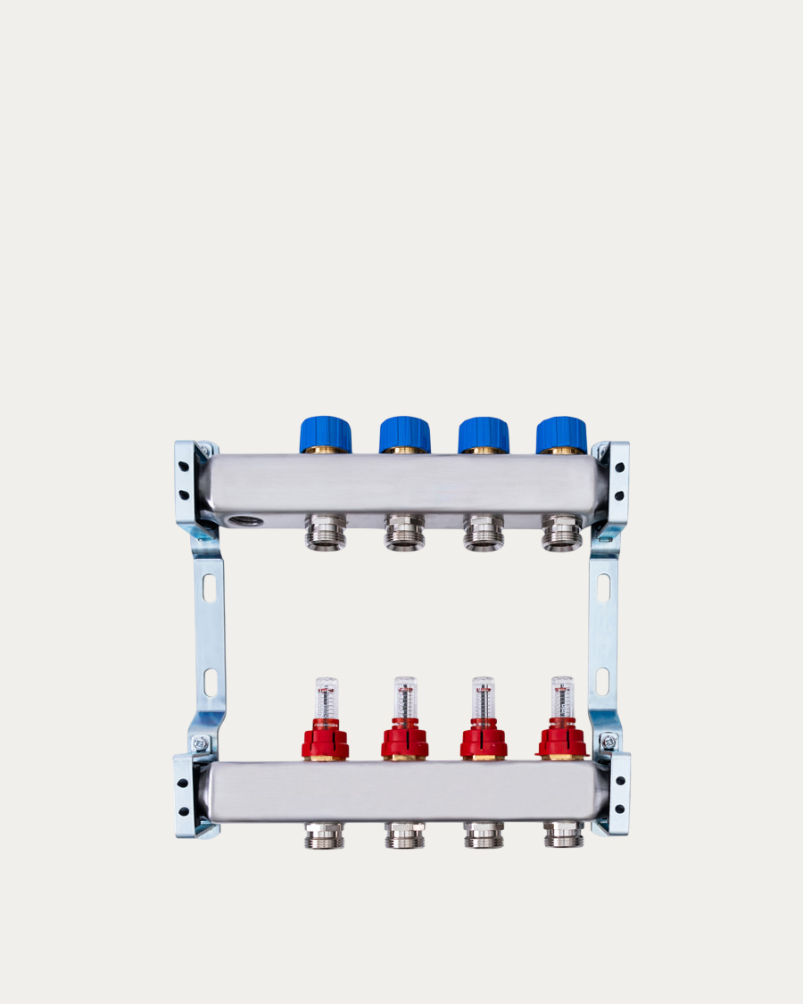 Comfort razdjeljnik za podno grijanje s topmetrima, 12 kruga