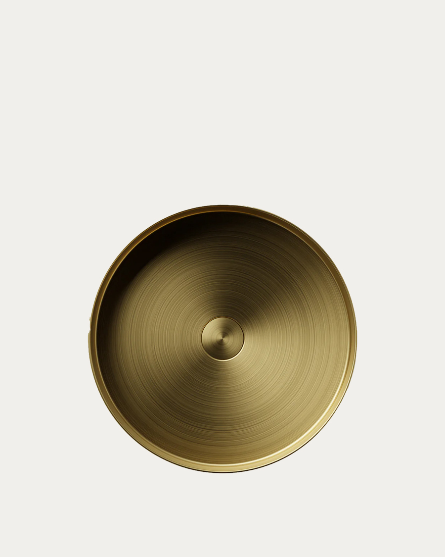 Steinberg umivaonik nadgradni na ploču 442, 400x400x110 mm, brushed gold