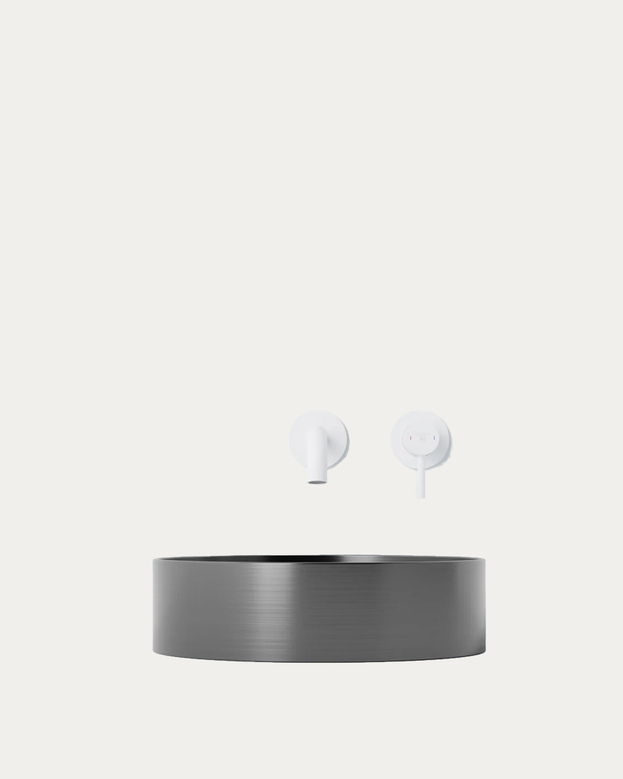 Steinberg umivaonik nadgradni na ploču 442, 400x400x110 mm, gun metal