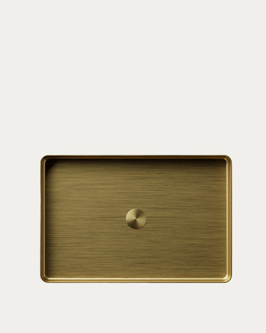 Steinberg umivaonik nadgradni na ploču 442, 600x400x100 mm, brushed gold