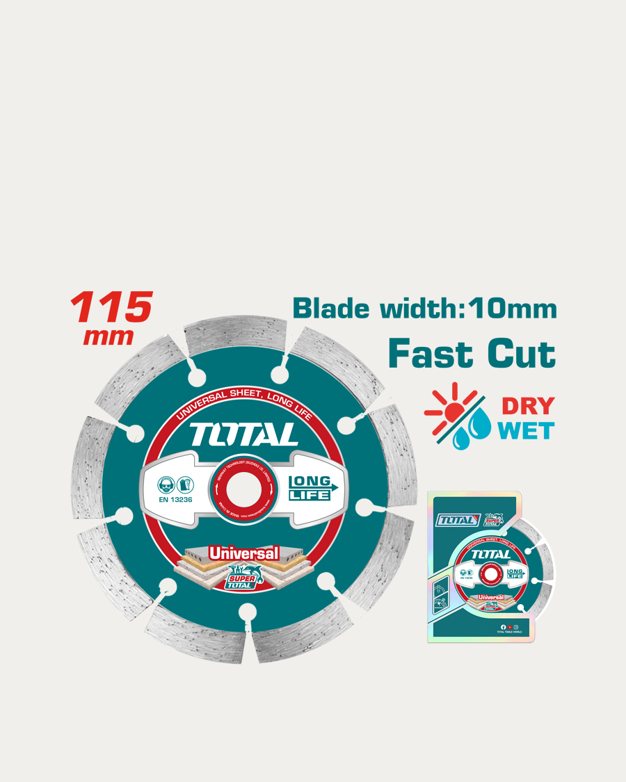 Total pribor ploča dijamantna za kamen 115x1,0x22 mm