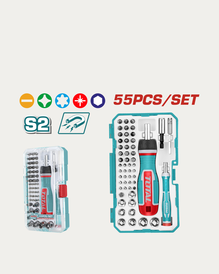 Total set odvijača 55-djelni s bitovima