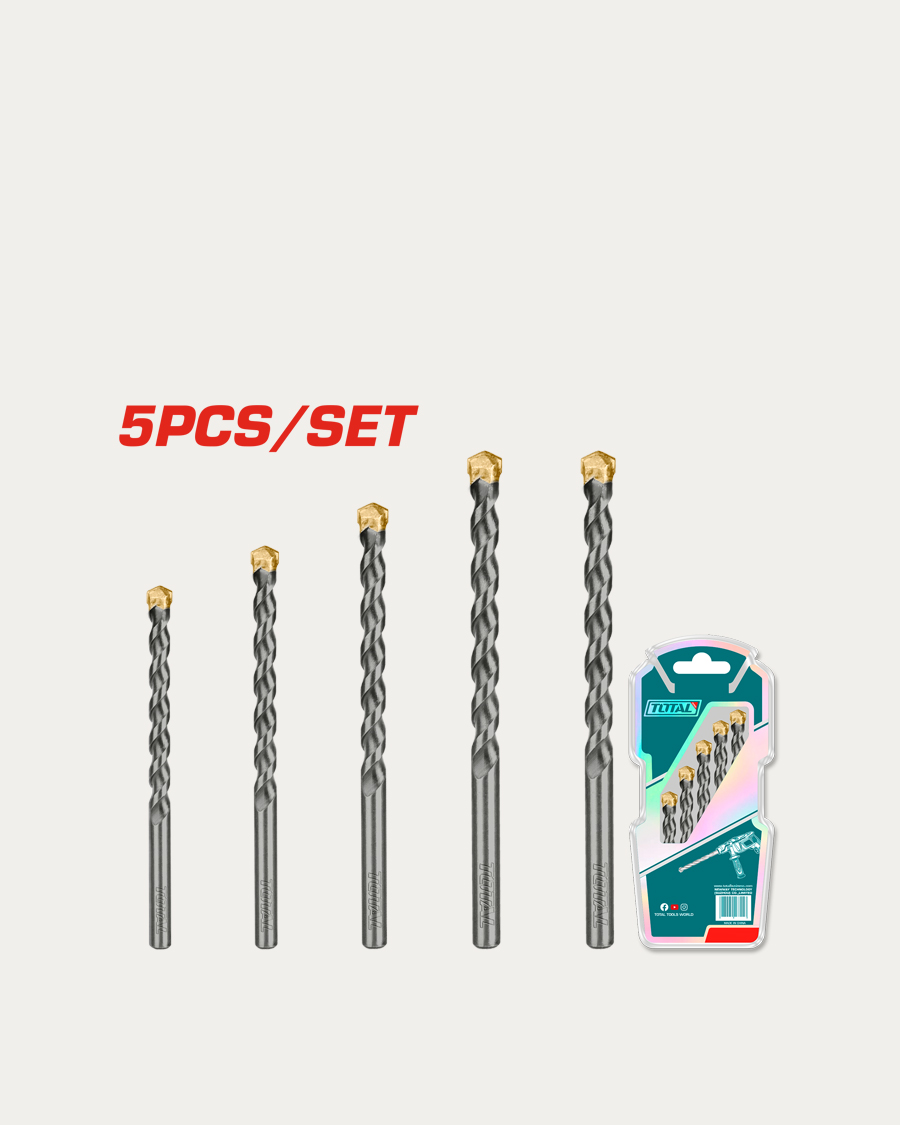 Total pribor set svrdla  5-djelni za beton