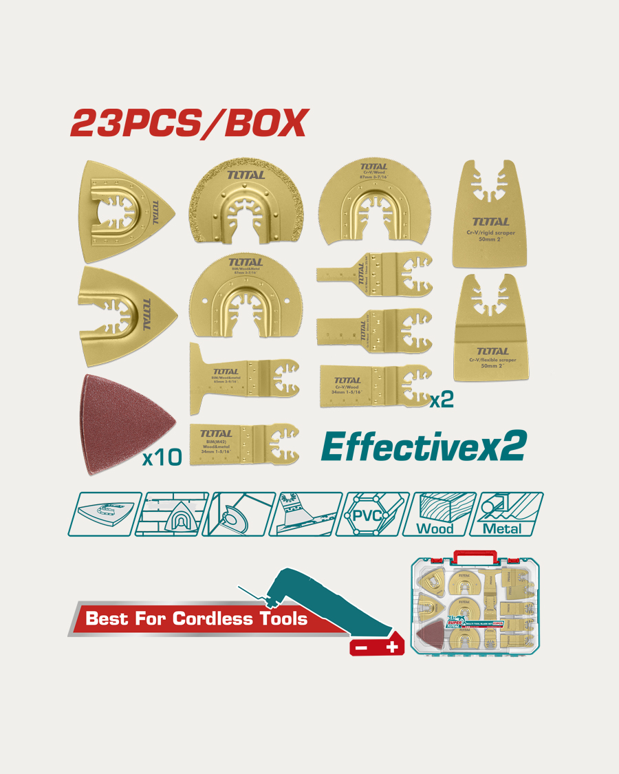 Total pribor set alata za Multi-Tool 23-djelni