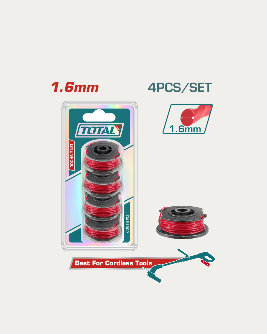 Total pribor plastična nit za trimer 1,6 mm,  4x5 met