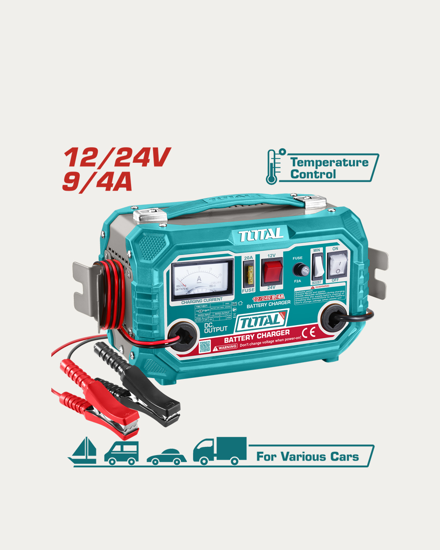 Total punjač za akumulator 12 V