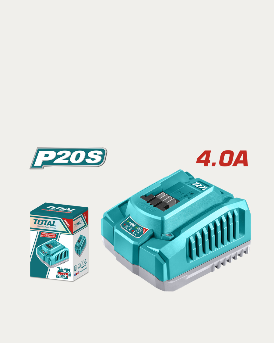 Total punjač za baterije 20 V 4,0 A