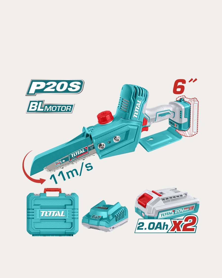 Total aku mini pila za grane 15 cm+baterije, punjač