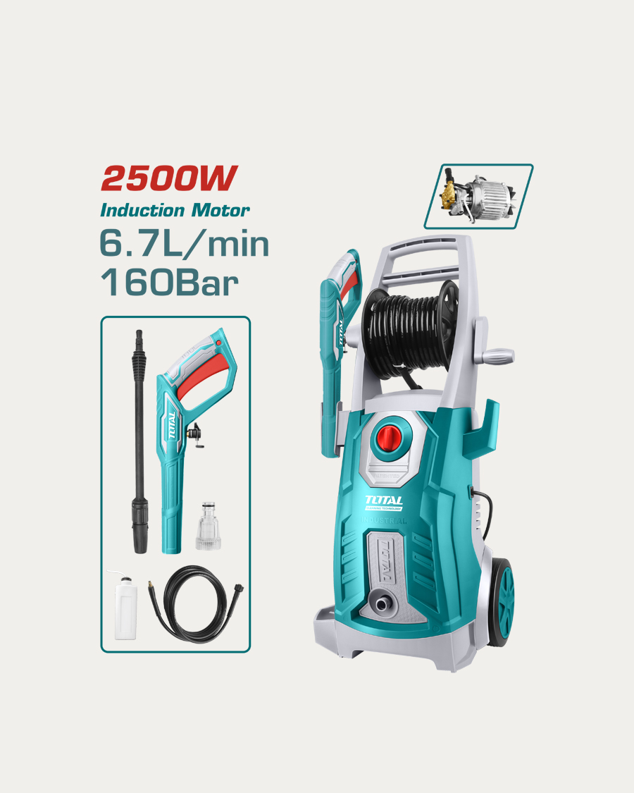 Total tlačni perač 2500 W 160 bara