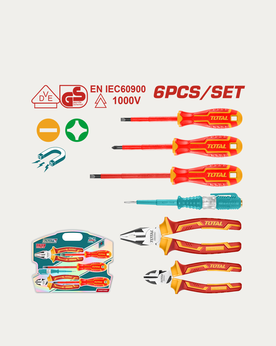Total set ručnog električarskog alata 6-djelni