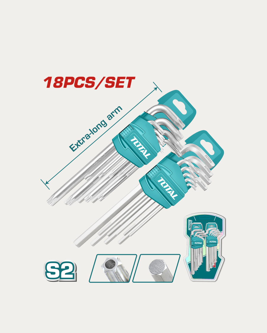 Total set imbus i torx ključeva 18-djelni