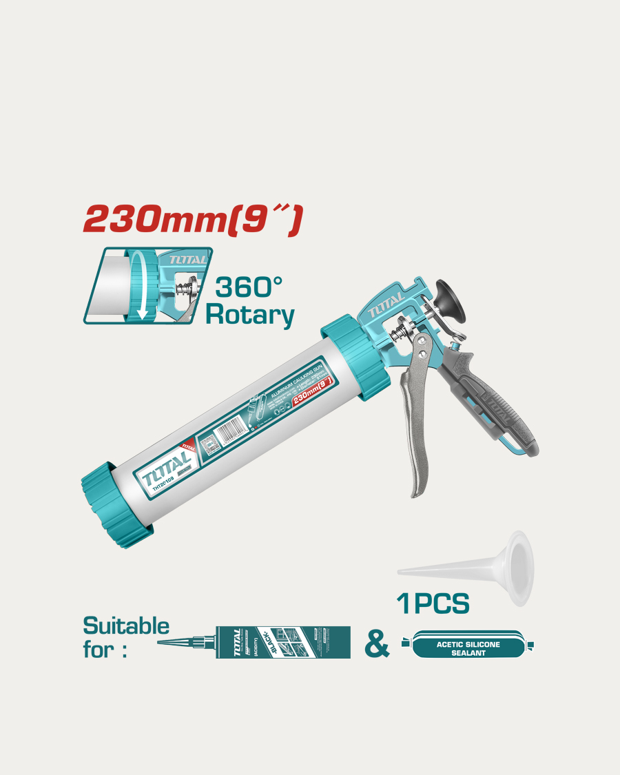Total pištolj za silikon i kartuše