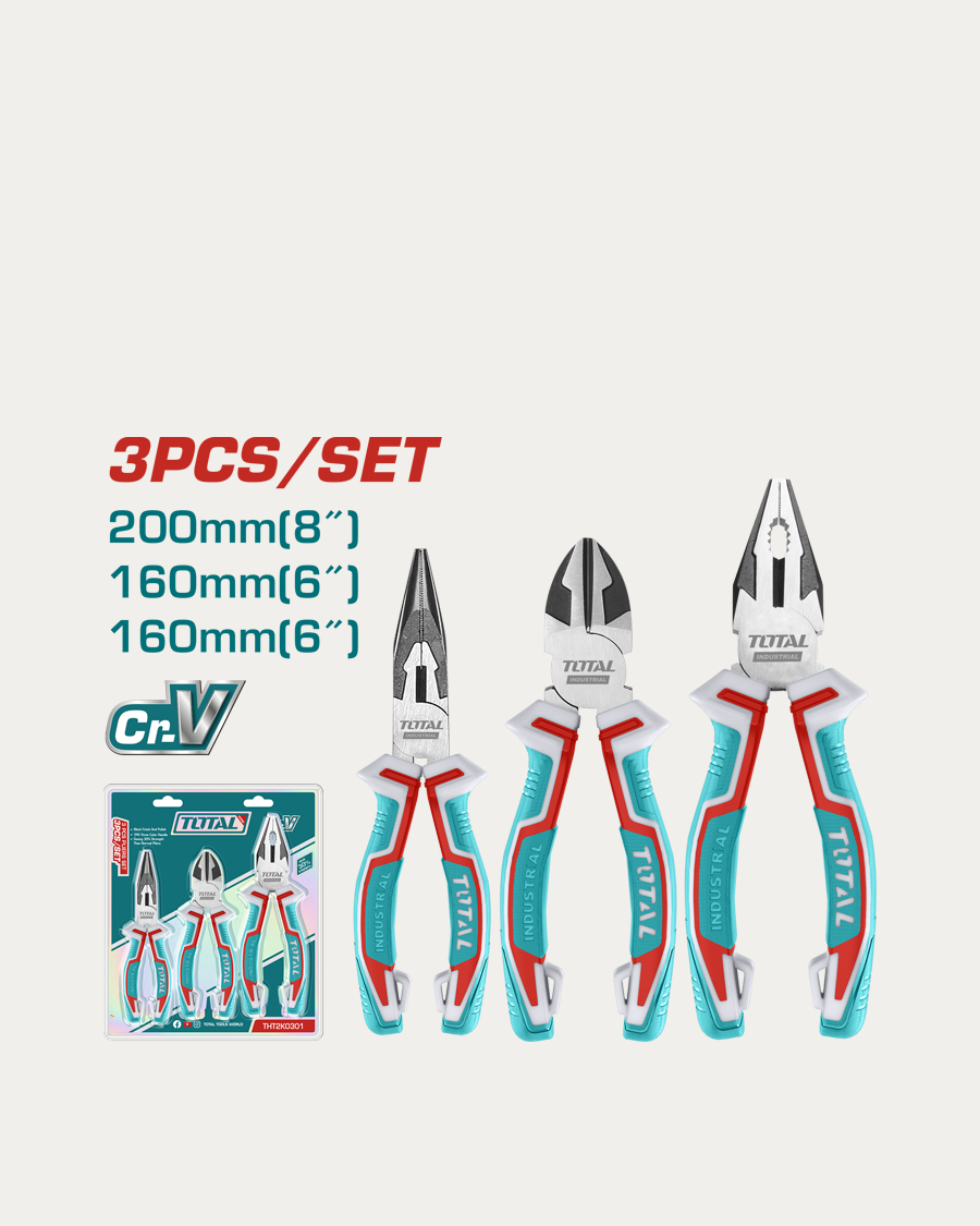 Total set kliješta 3-djelni