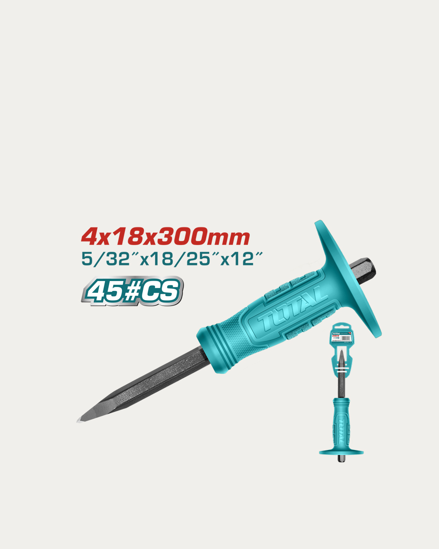 Total ručno dlijeto šiljasto 4x18x300 mm
