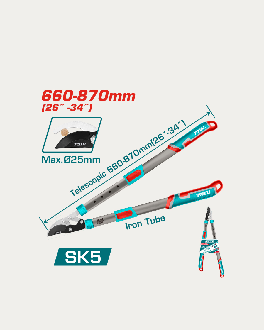 Total teleskopske škare za grane