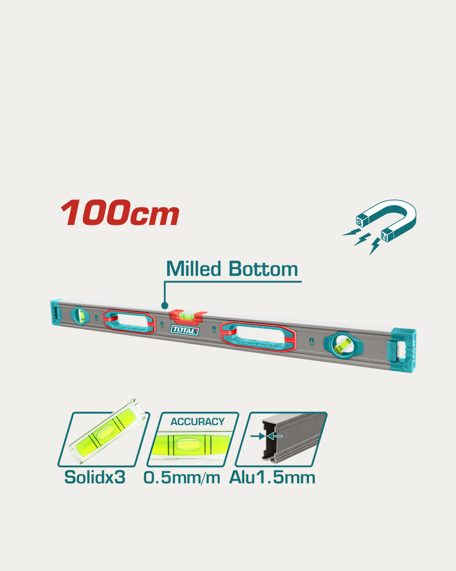 Total libela s magnetima 100 cm