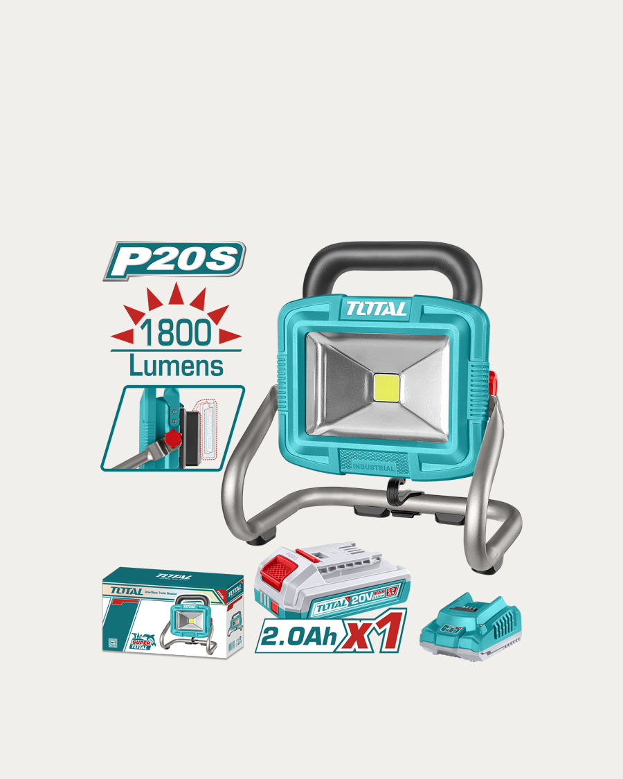 Total aku reflektor prijenosni+baterija, punjač